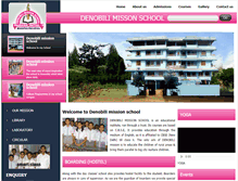 Tablet Screenshot of denobilimissionschool.com